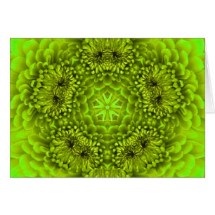 GREEN DAHLIA FLOWER PETALS