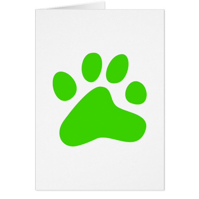 Green Dog Paw (Frente)
