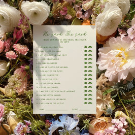 Green escrito a mano Dijo que decía Tarjeta