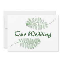 Green Fermenta Nuestra Boda Dos Invitaciones A La 