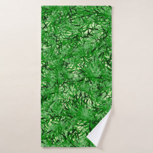 Green Fern Bath Set