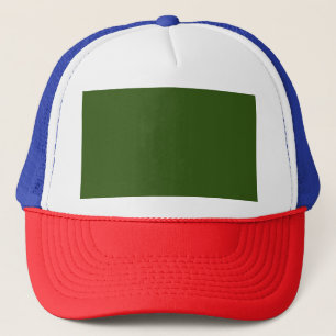 Green forestal, gorro de camionero verde de la mar
