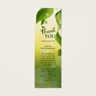 Green Funeral Gracias Marcador