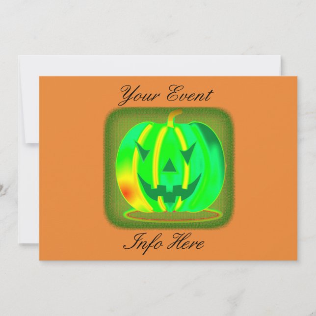Green Jack o'lantern Halloween Thunder_Cove (Anverso)
