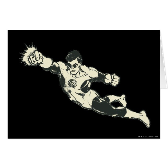 Green Lantern Punches Grunge (Anverso (Horizontal))