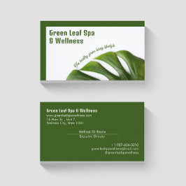 Green Leaf Spa & Wellness Tarjeta de visita