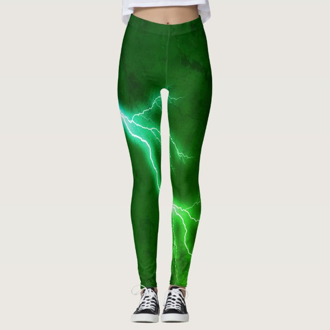 Green Lightning Leggings (Anverso)