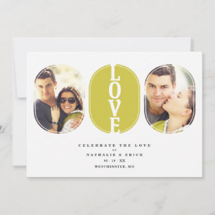 Green Love Quote Wedding 2 Photos Couple