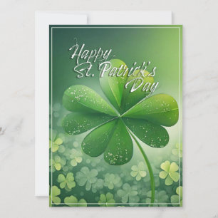 Green Shamrock Happy St. Patrick's Day (7) c