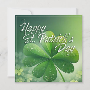 Green Shamrock Happy St. Patrick's Day (7) c