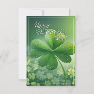 Green Shamrock Happy St. Patrick's Day (7) c