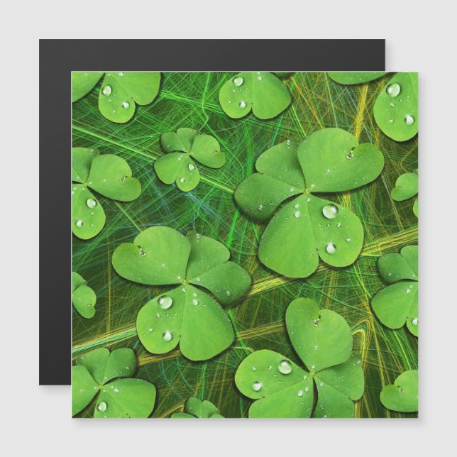 Green Shamrock St Patrick's iPhone 5 Funda-Mate (Anverso/Reverso)
