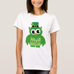 Green St Patricks Day camisetas personalizados de