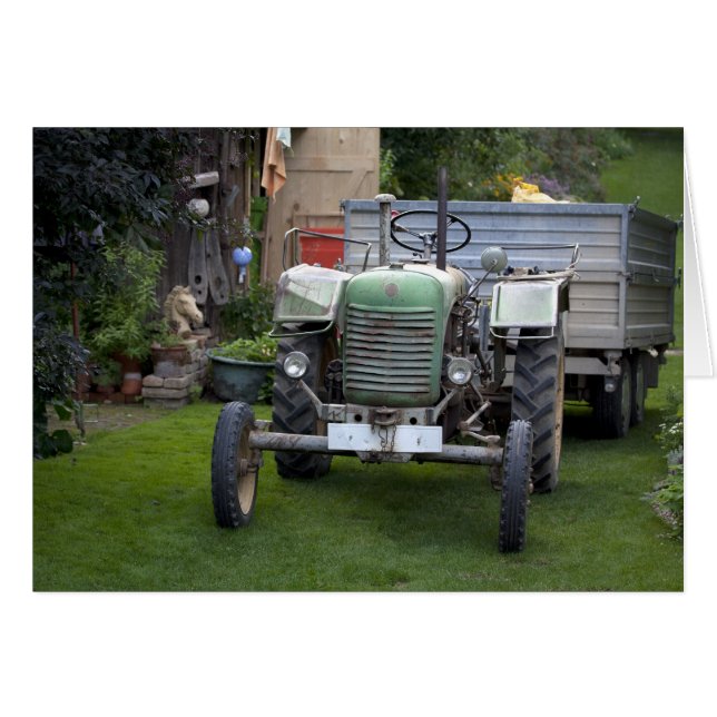 Green Steyr Tractor 80A (Anverso (Horizontal))
