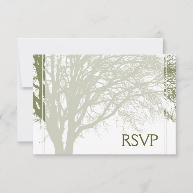 Green Tree of Life Bar Mitzvah RSVP (Anverso)