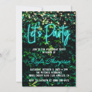 Green Wall Green Wall Invitación de fiesta