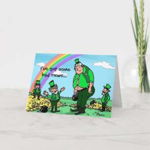 Green Weenii "The Wee Folk" Tarjeta del Día de San