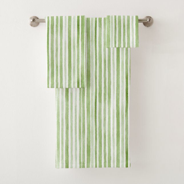 Green White Stripes (In situ)
