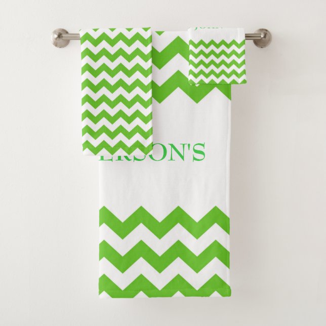 Green Zigzag Chevron (In situ)