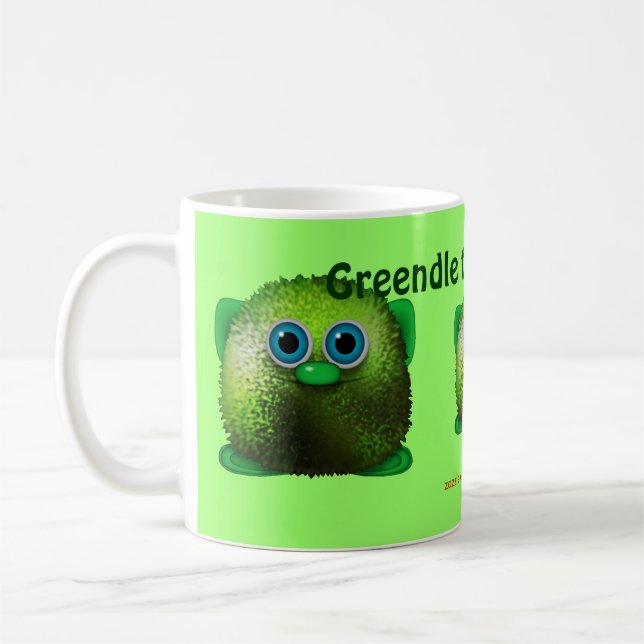 Greendle, la mezquina peluca que bebe la taza (Izquierda)