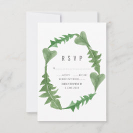 Greeneration Watercolor Foliage RSVP