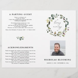 Greenery Eucalyptus Celebración Del Programa De Vi