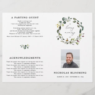 Greenery Eucalyptus Celebración Del Programa De Vi