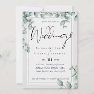 Greenery Eucalyptus Lilac Lemon Gray Boda