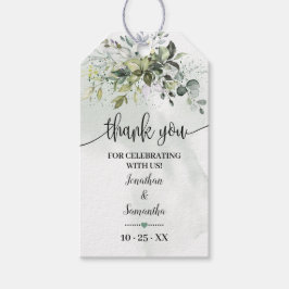 Greenery Eucalyptus Wedding Shower etiqueta de fav