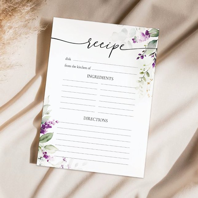 Greenery Página Receta Purple Lilac (Subido por el creador)