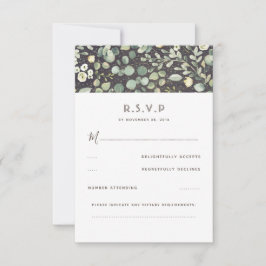 Greenery Rustic Wedding RSVP