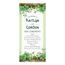 Greenery St. Patrick's Day Programa de Bodas Irlan