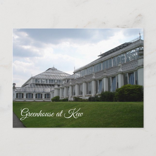 Greenhouse en la postal de Kew (Anverso)