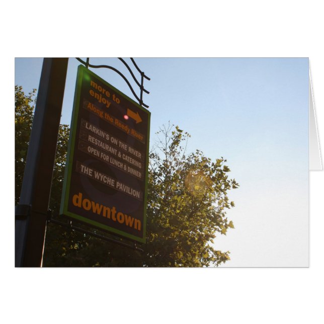 Greenville Downtown Fading Sun (Anverso (Horizontal))