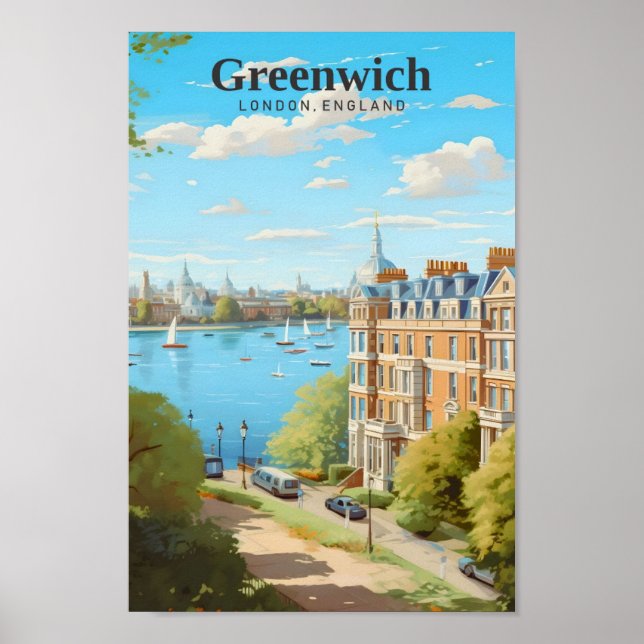 Greenwich London Inglaterra Viajes de arte (Frente)