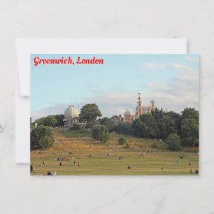 Greenwich Park, tarjeta de Londres