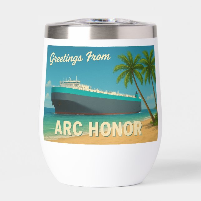 "Greetings From ARC Honor" Insulated Mug (Frente)
