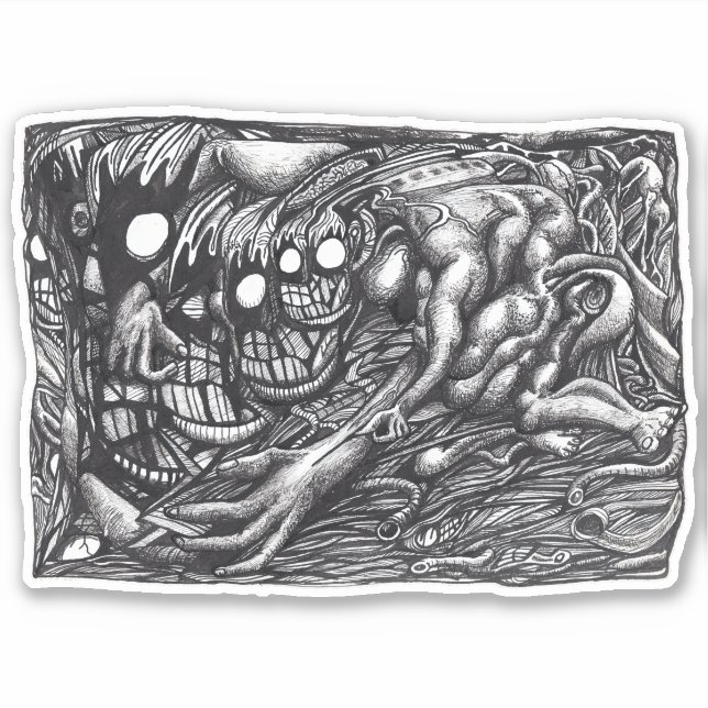 Grendel Mother Dream Vinyl Pegatina (Anverso)