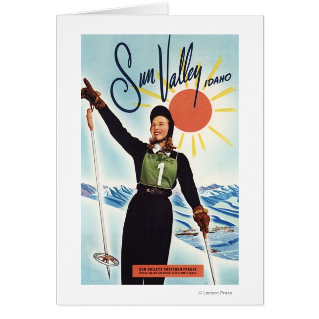 Gretchen Fraser Advertisement Poster (Frente)