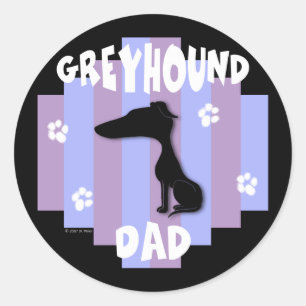Greyhound Dad Pegatinas