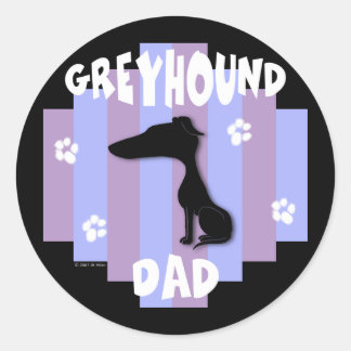 Greyhound Dad Pegatinas