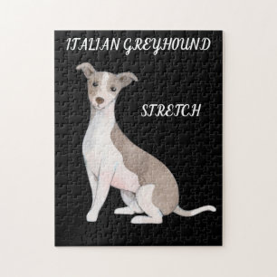 GREYHOUND ITALIANO PUZZLE Y NOMBRE PERSONALIZADO.