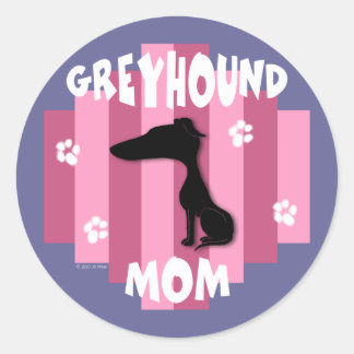 Greyhound Mom Pegatinas