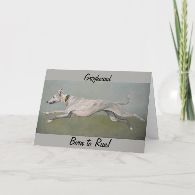 Greyhound nació para administrar la tarjeta de sal (Anverso)