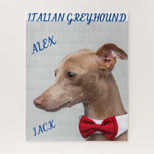 GREYHOUND PUZZLE ITALIANO Y NOMBRES PERSONALIZADOS