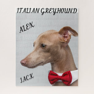 GREYHOUND PUZZLE ITALIANO Y NOMBRES PERSONALIZADOS