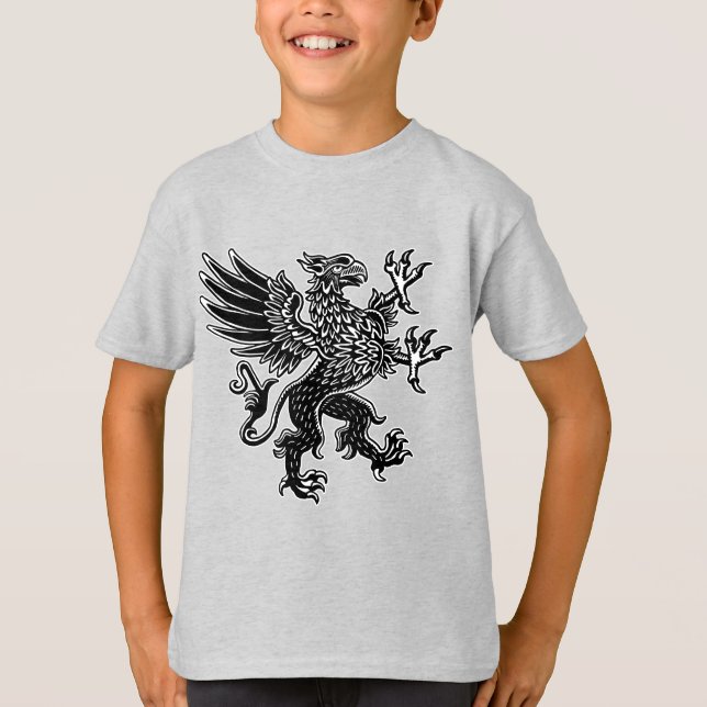 Griffin - Camiseta blanca y negra (Anverso)