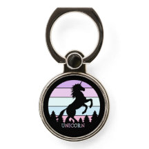 Grifo de teléfono de unicornio retro con soporte