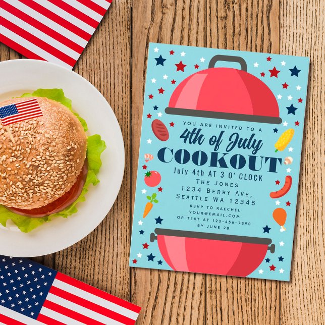 Grill 4° de Julio Invitación a la Cocina (Subido por el creador)