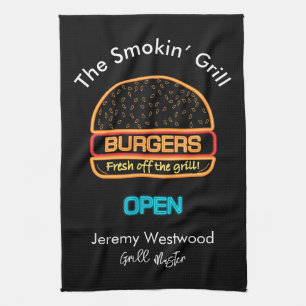 Grill Kitchen Toallas Backyard Grill Master Burger